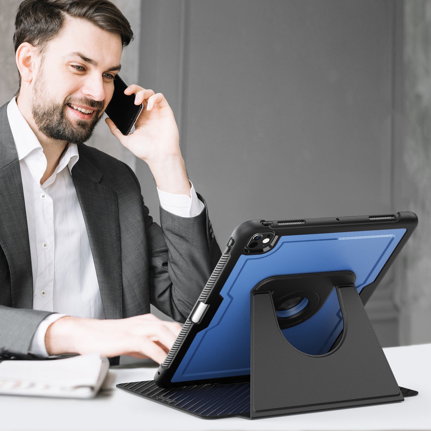 honeycomb-magnetic-rotating-stand-ipad-pro-12-9-2018-leather-case_6