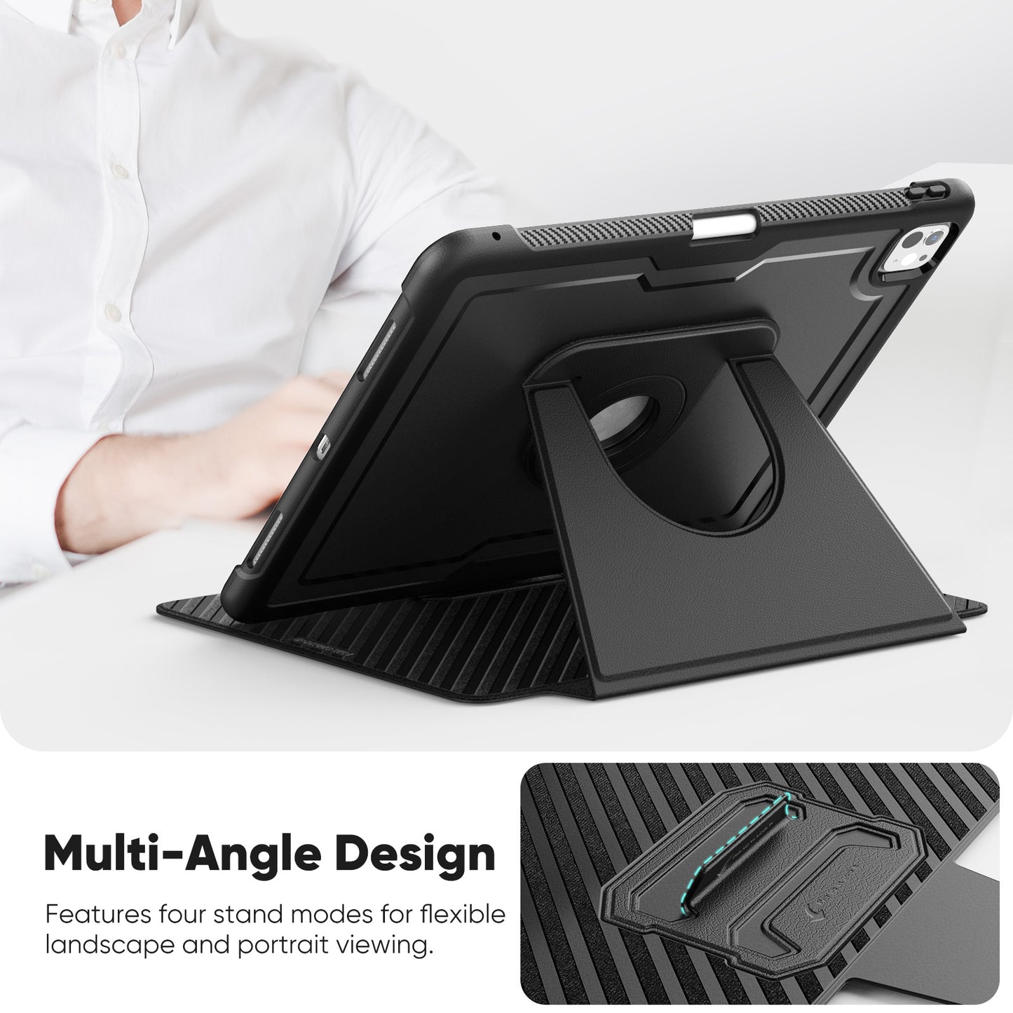 honeycomb-magnetic-rotating-stand-ipad-pro-12-9-2021-leather-case_5