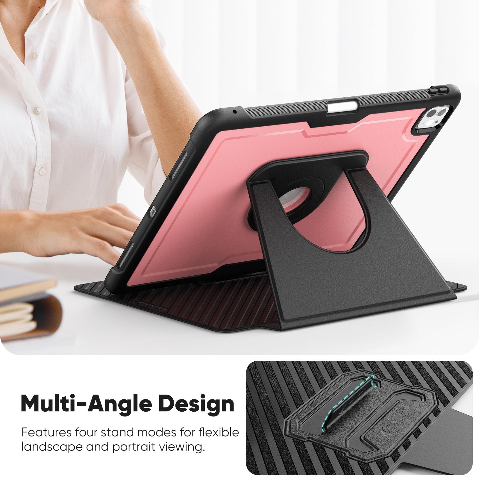 honeycomb-magnetic-rotating-stand-ipad-pro-12-9-2022-leather-case_5