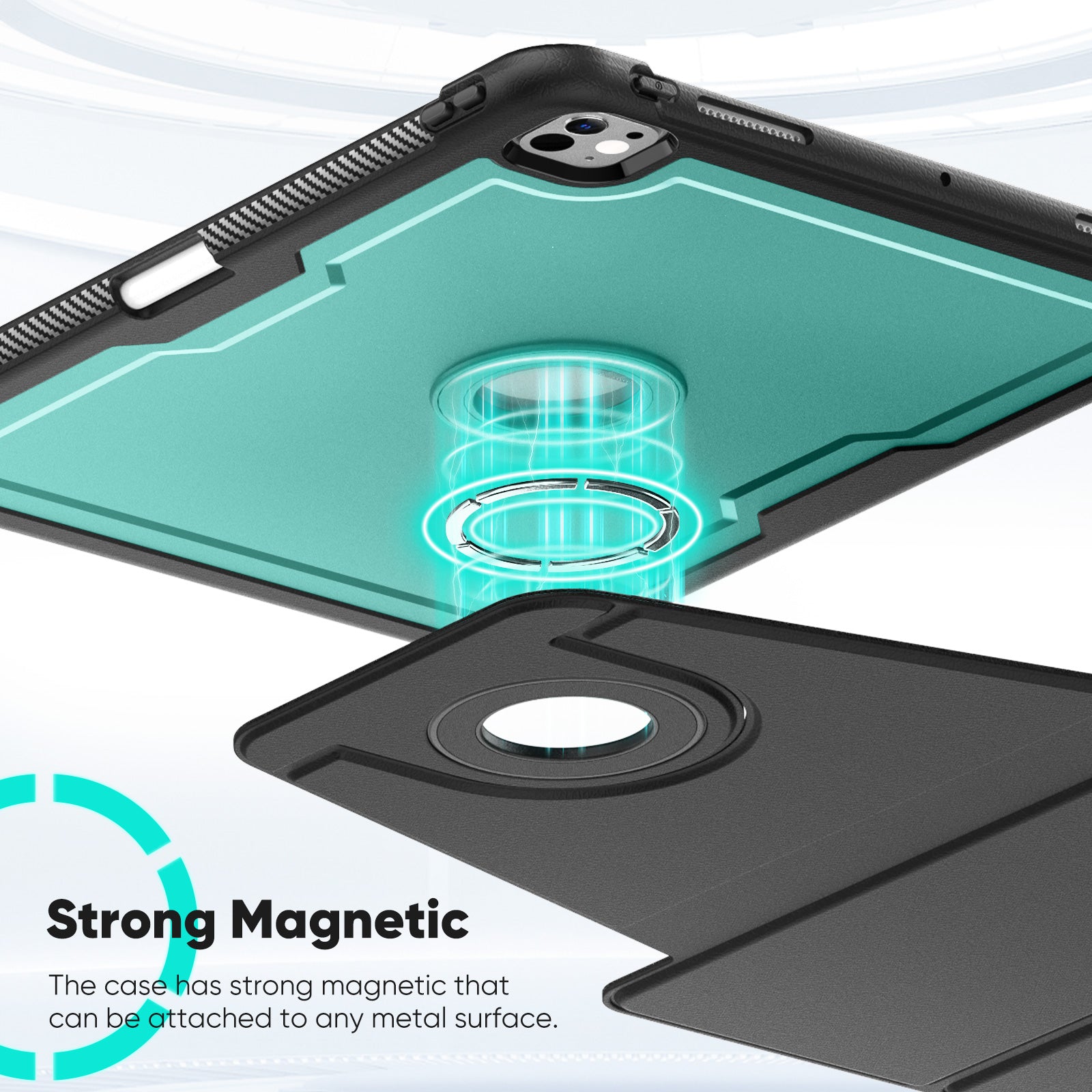 honeycomb-magnetic-rotating-stand-ipad-pro-13-2024-leather-case_4