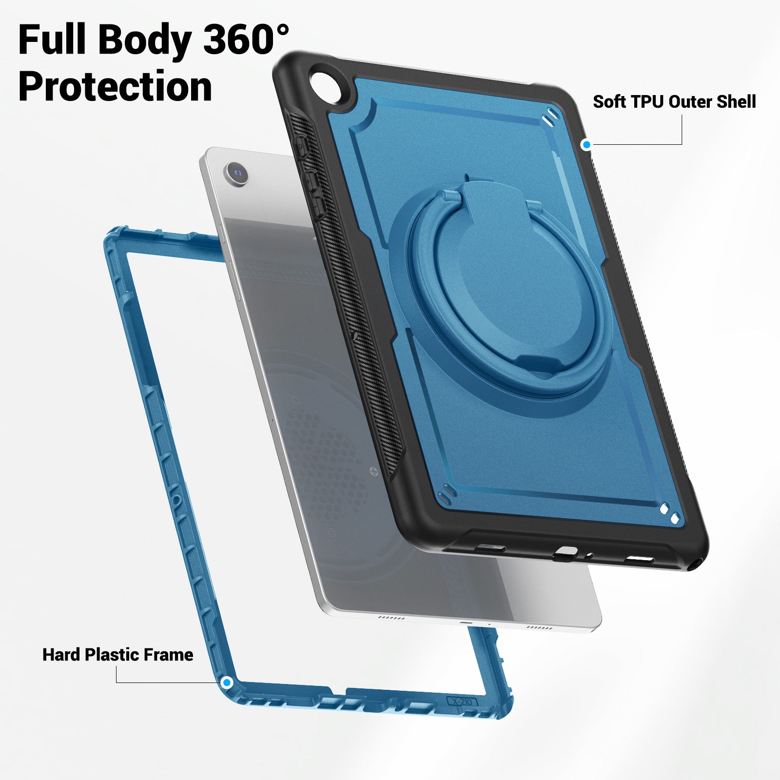 honeycomb-rotating-hand-grip-galaxy-tab-a9-plus-case-full-protection_2