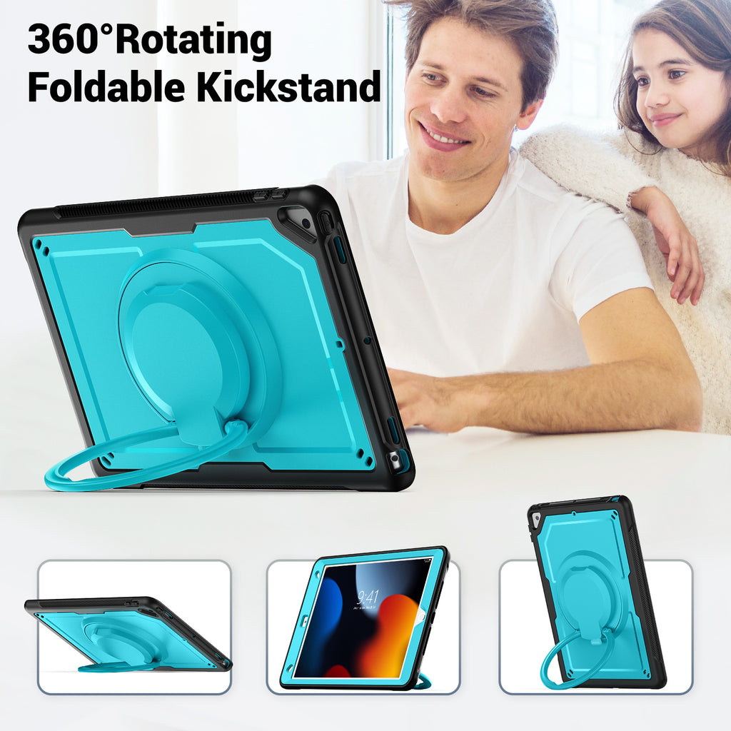 honeycomb-rotating-hand-grip-ipad-8-case-full-protection_7