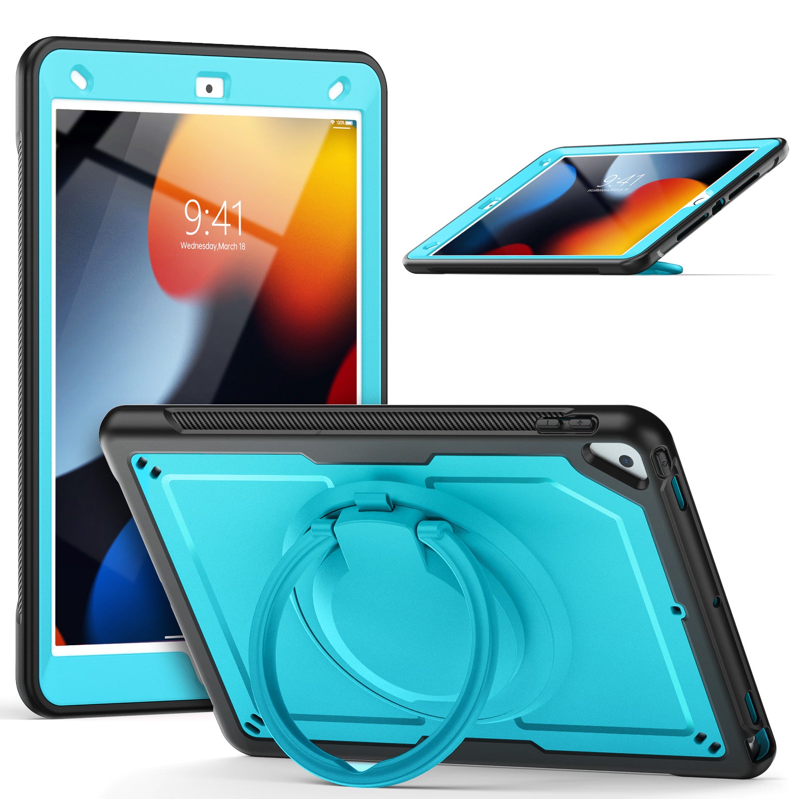 honeycomb-rotating-hand-grip-ipad-8-case-full-protection_8