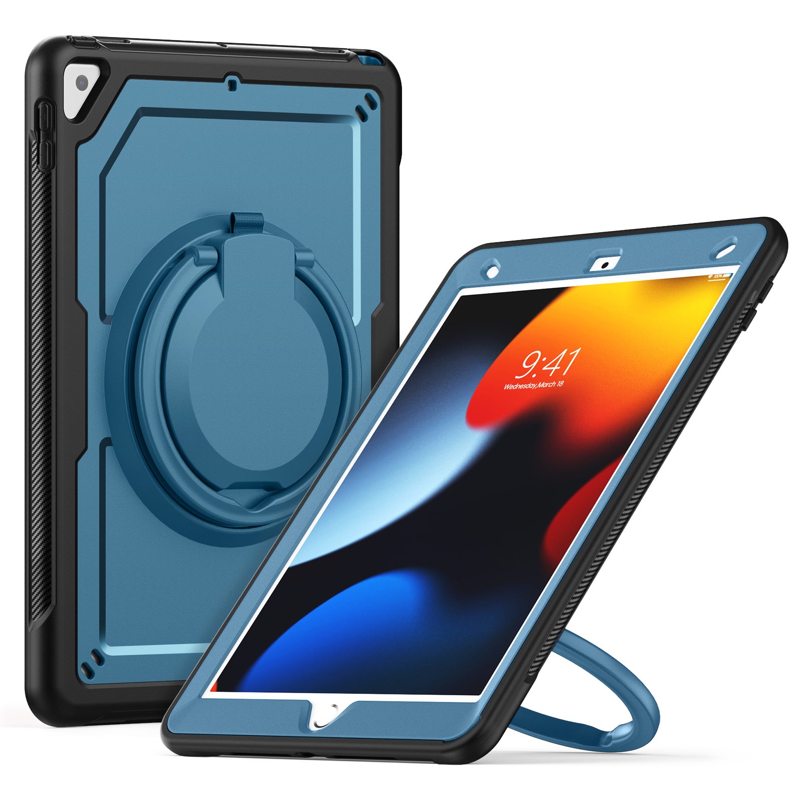 honeycomb-rotating-hand-grip-ipad-9-case-full-protection_10