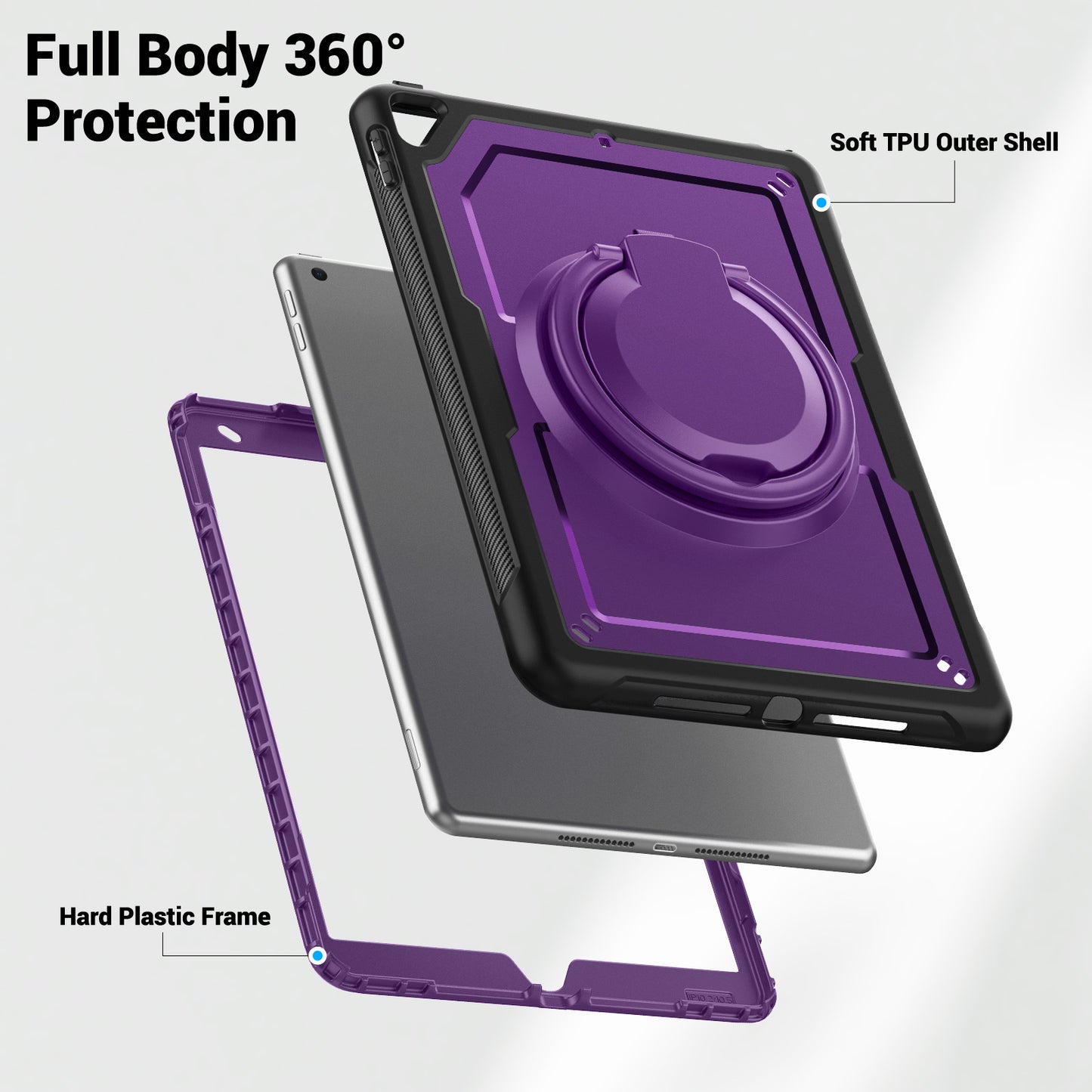 honeycomb-rotating-hand-grip-ipad-9-case-full-protection_2