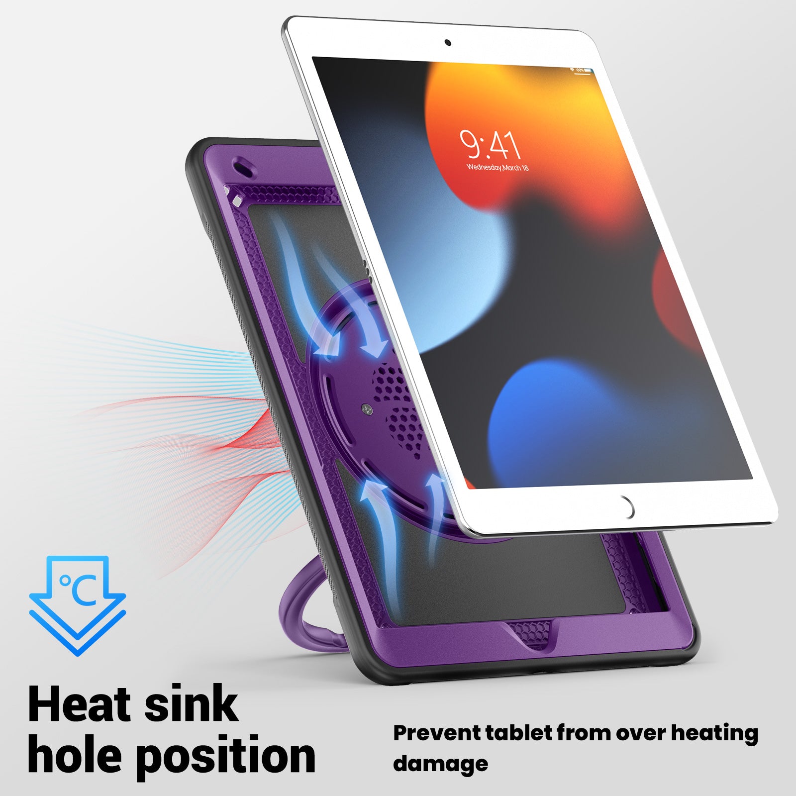 honeycomb-rotating-hand-grip-ipad-9-case-full-protection_4