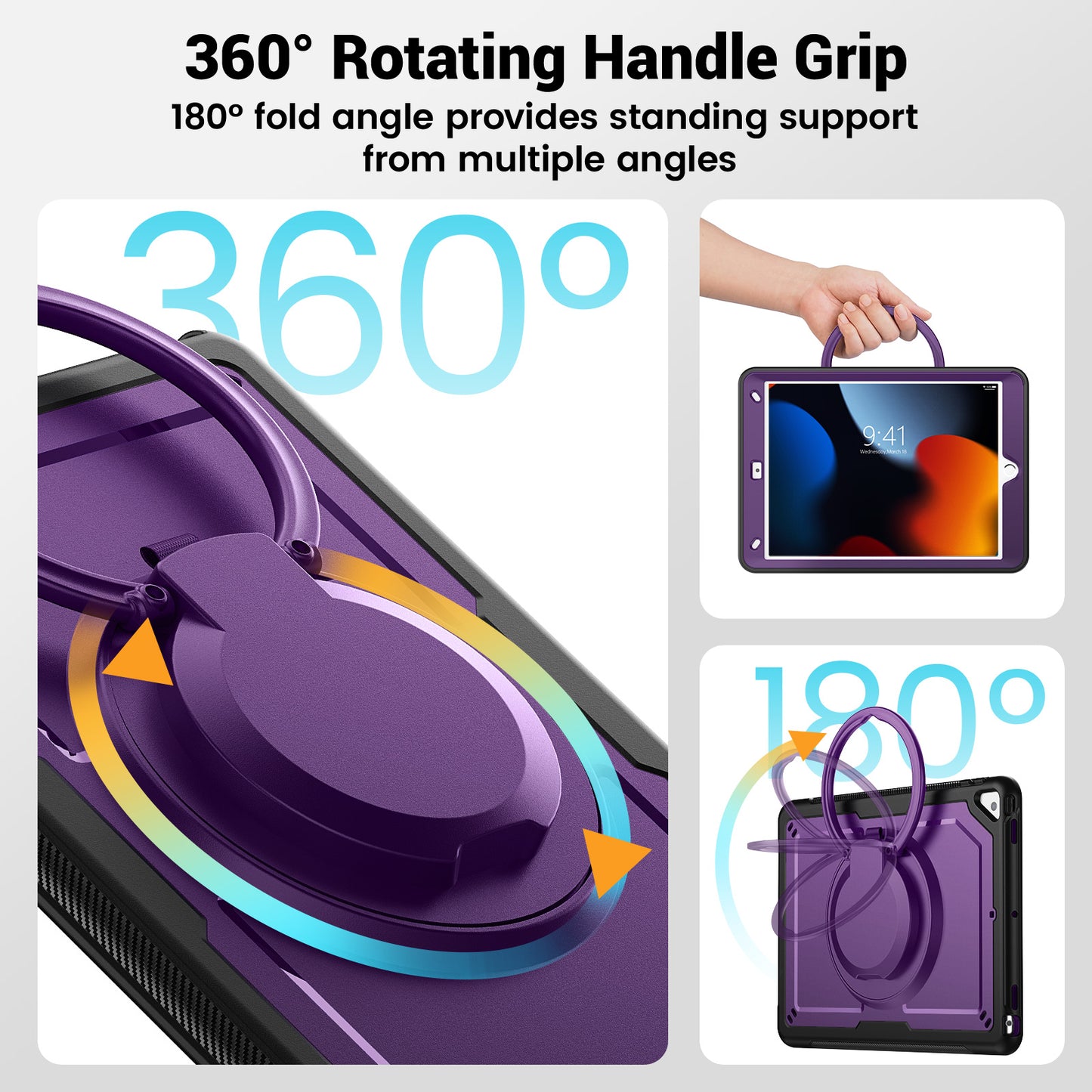 honeycomb-rotating-hand-grip-ipad-9-case-full-protection_5
