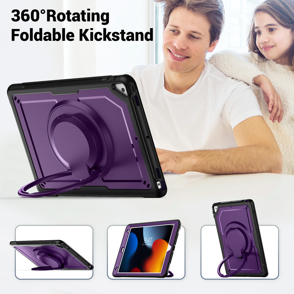honeycomb-rotating-hand-grip-ipad-9-case-full-protection_7