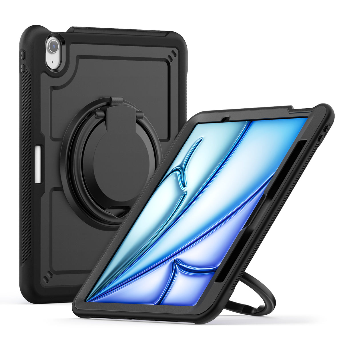 honeycomb-rotating-hand-grip-ipad-air-11-2025-case-full-protection_11