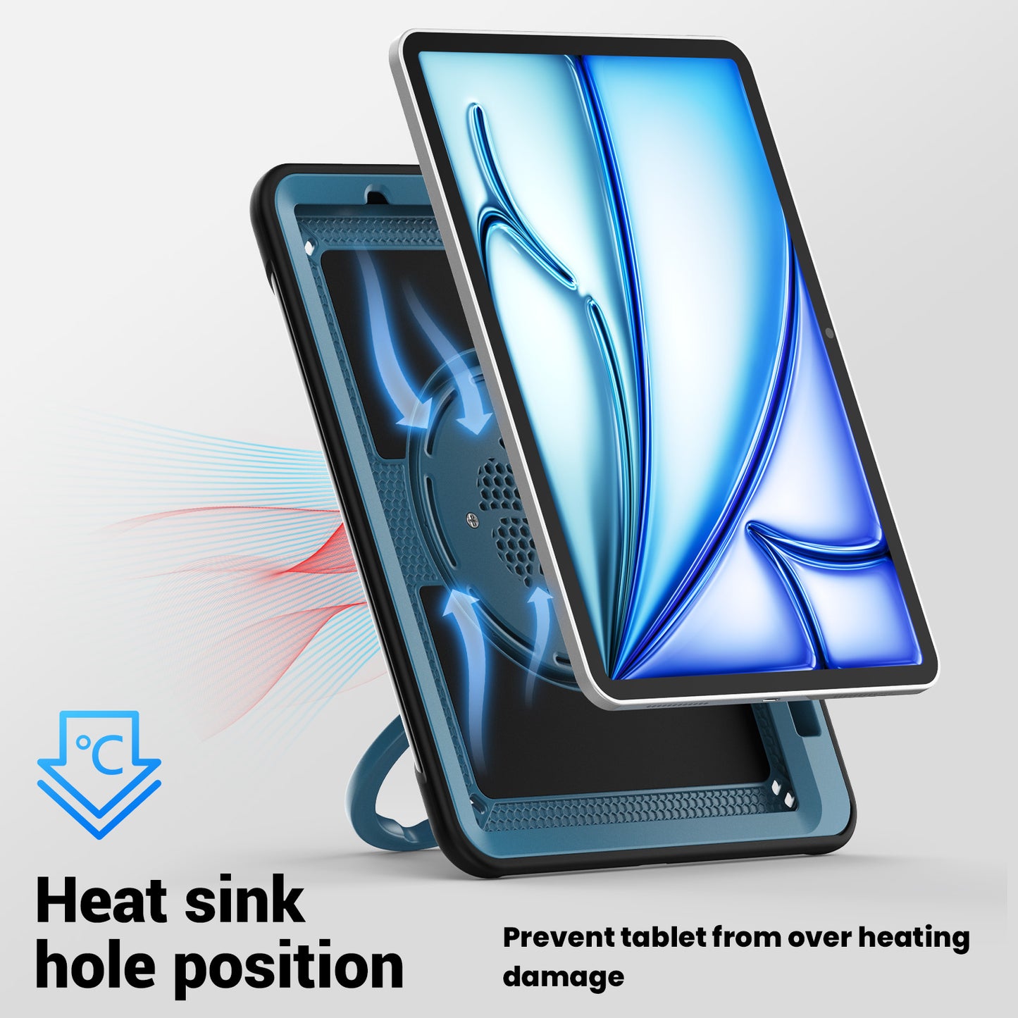 honeycomb-rotating-hand-grip-ipad-air-11-2025-case-full-protection_4