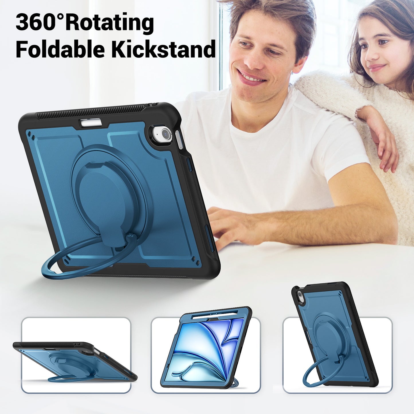 honeycomb-rotating-hand-grip-ipad-air-11-2025-case-full-protection_7