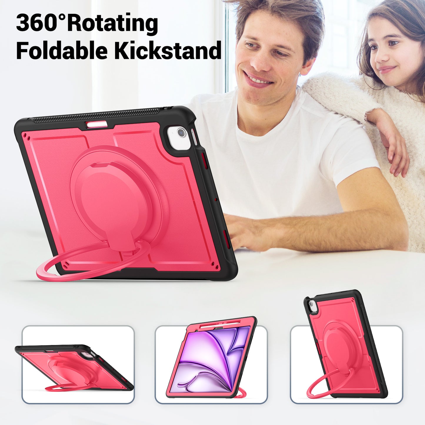 honeycomb-rotating-hand-grip-ipad-air-13-2026-case-full-protection_7