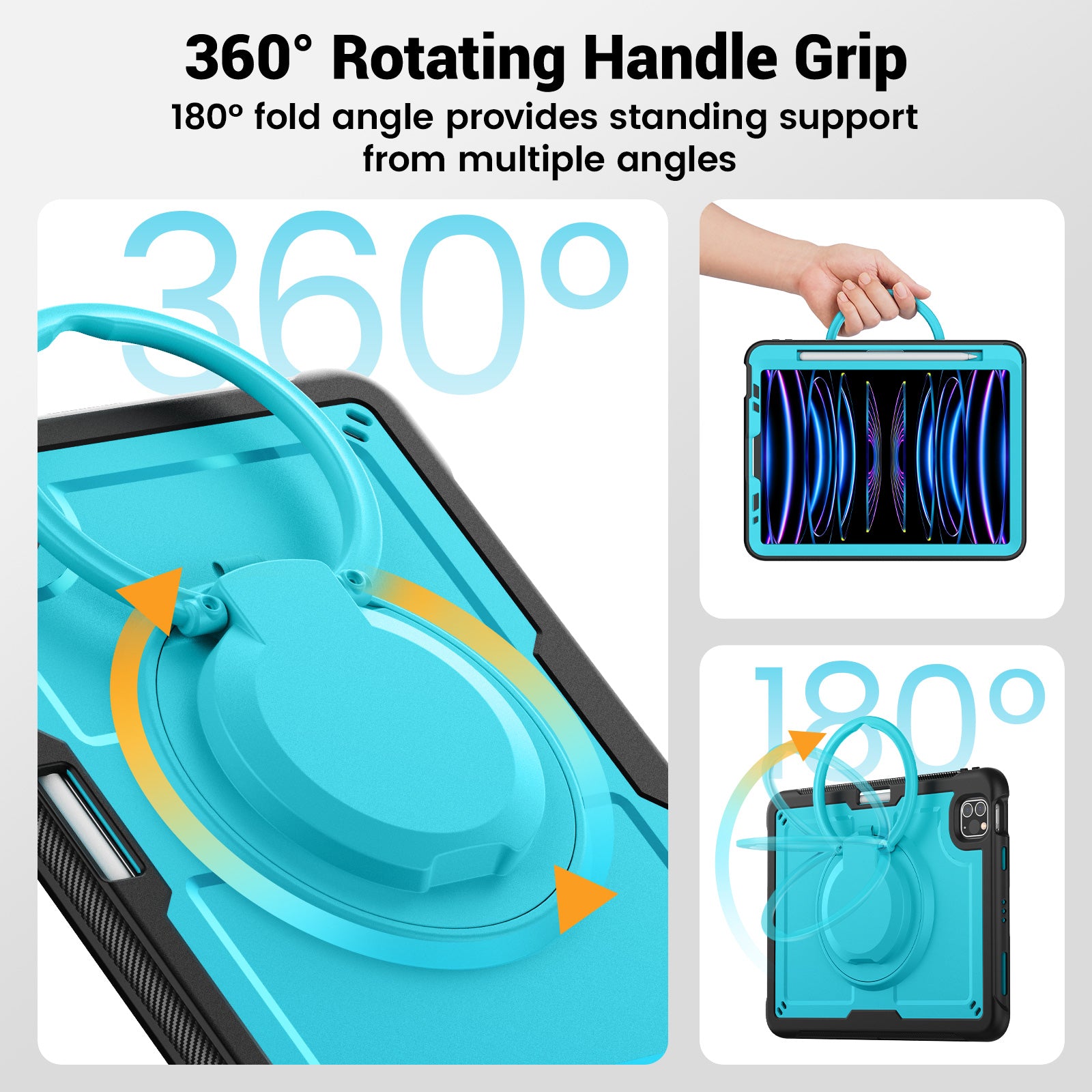 honeycomb-rotating-hand-grip-ipad-air-4-case-full-protection_5