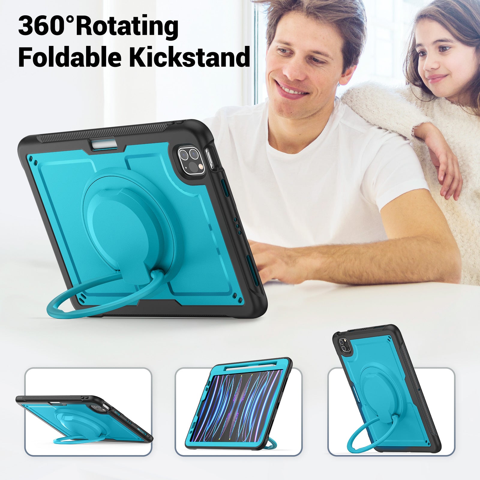 honeycomb-rotating-hand-grip-ipad-air-4-case-full-protection_6