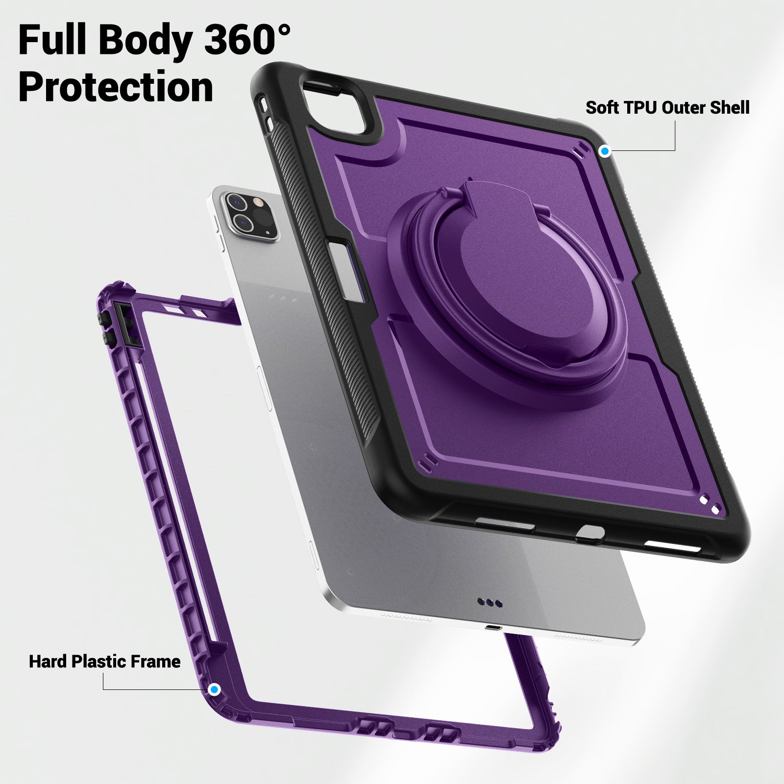 honeycomb-rotating-hand-grip-ipad-air-5-case-full-protection-1