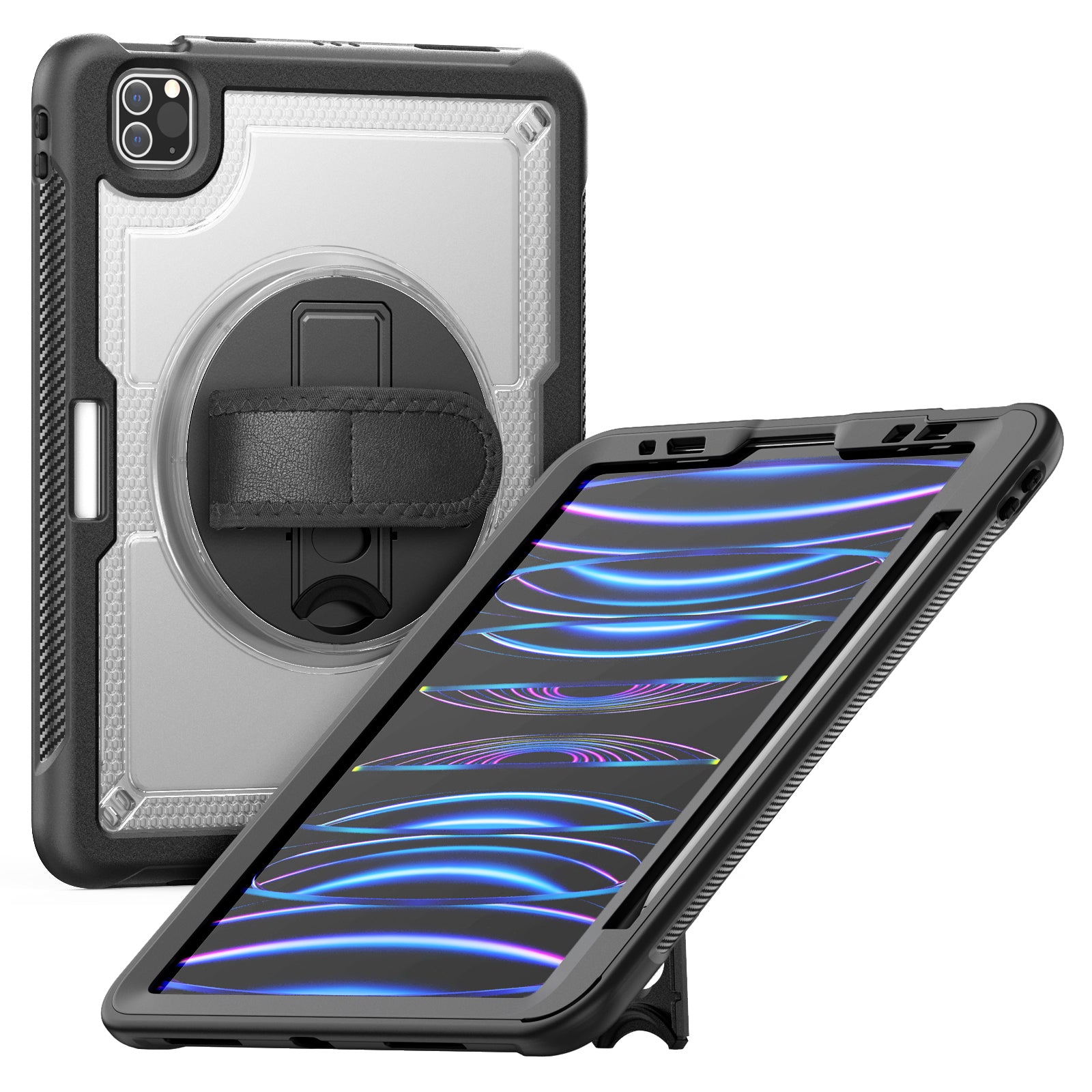 honeycomb-rotating-hidden-folding-stand-ipad-air-5-rugged-case_14