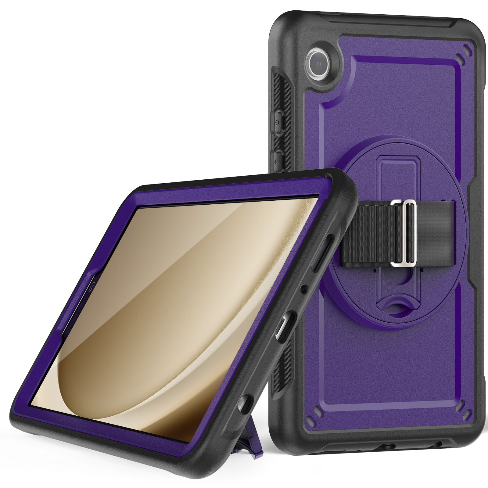 honeycomb-rotating-stand-galaxy-tab-a9-case-with-hand-strap_18