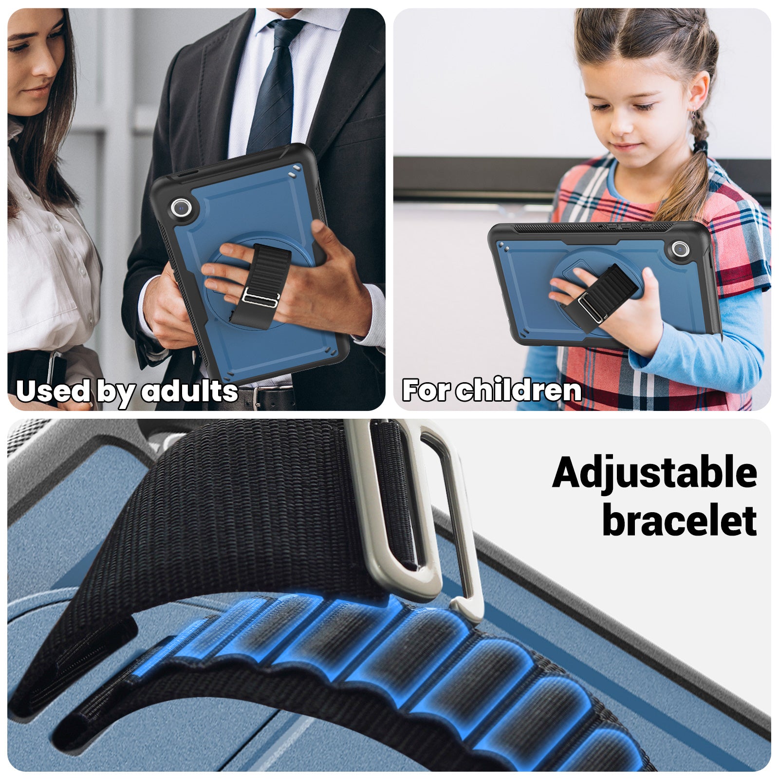 honeycomb-rotating-stand-galaxy-tab-a9-case-with-hand-strap_9