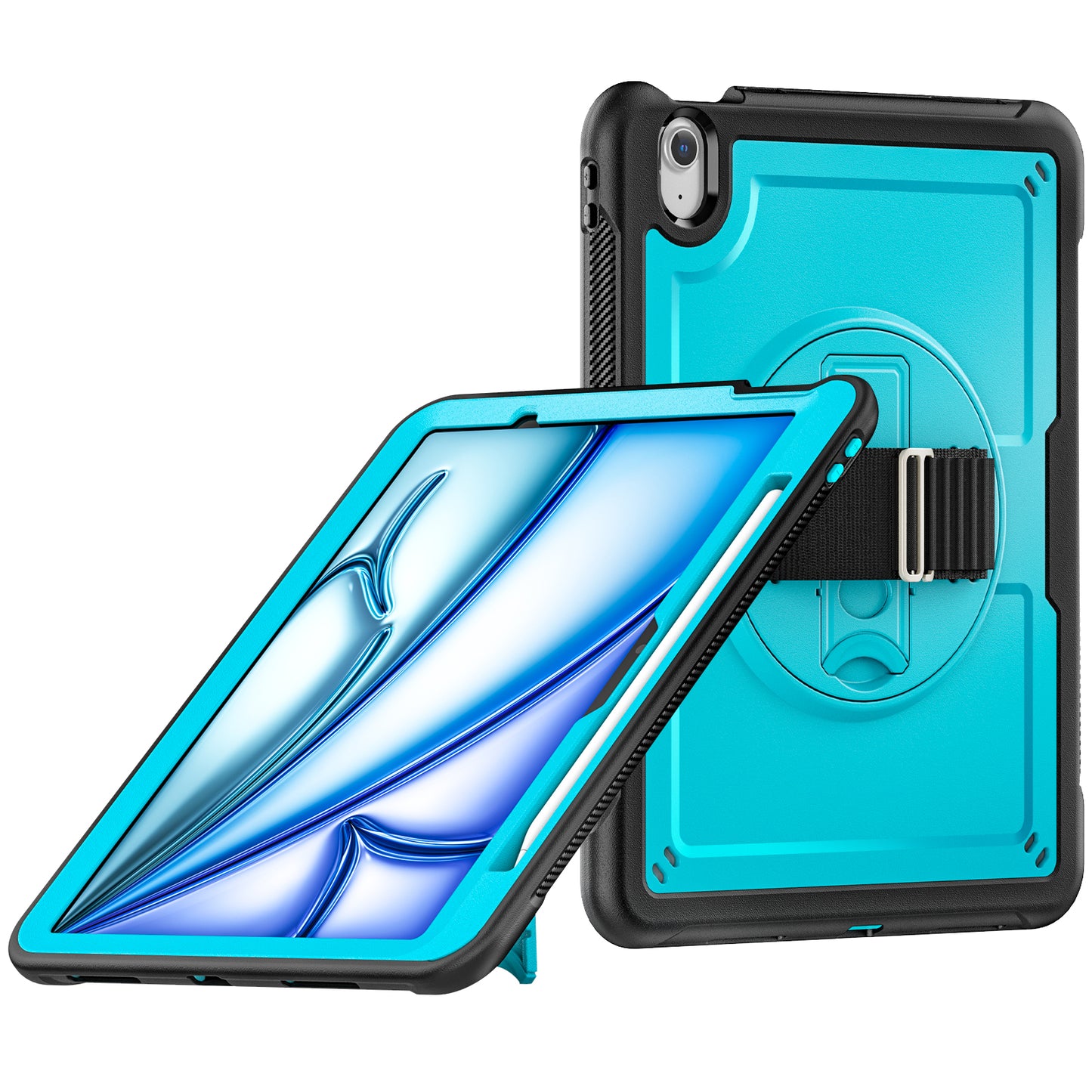 honeycomb-rotating-stand-ipad-air-5-case-with-hand-strap_16