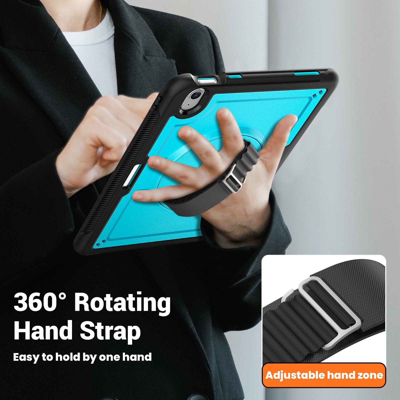 honeycomb-rotating-stand-ipad-air-6-11-inch-case-with-hand-strap_11