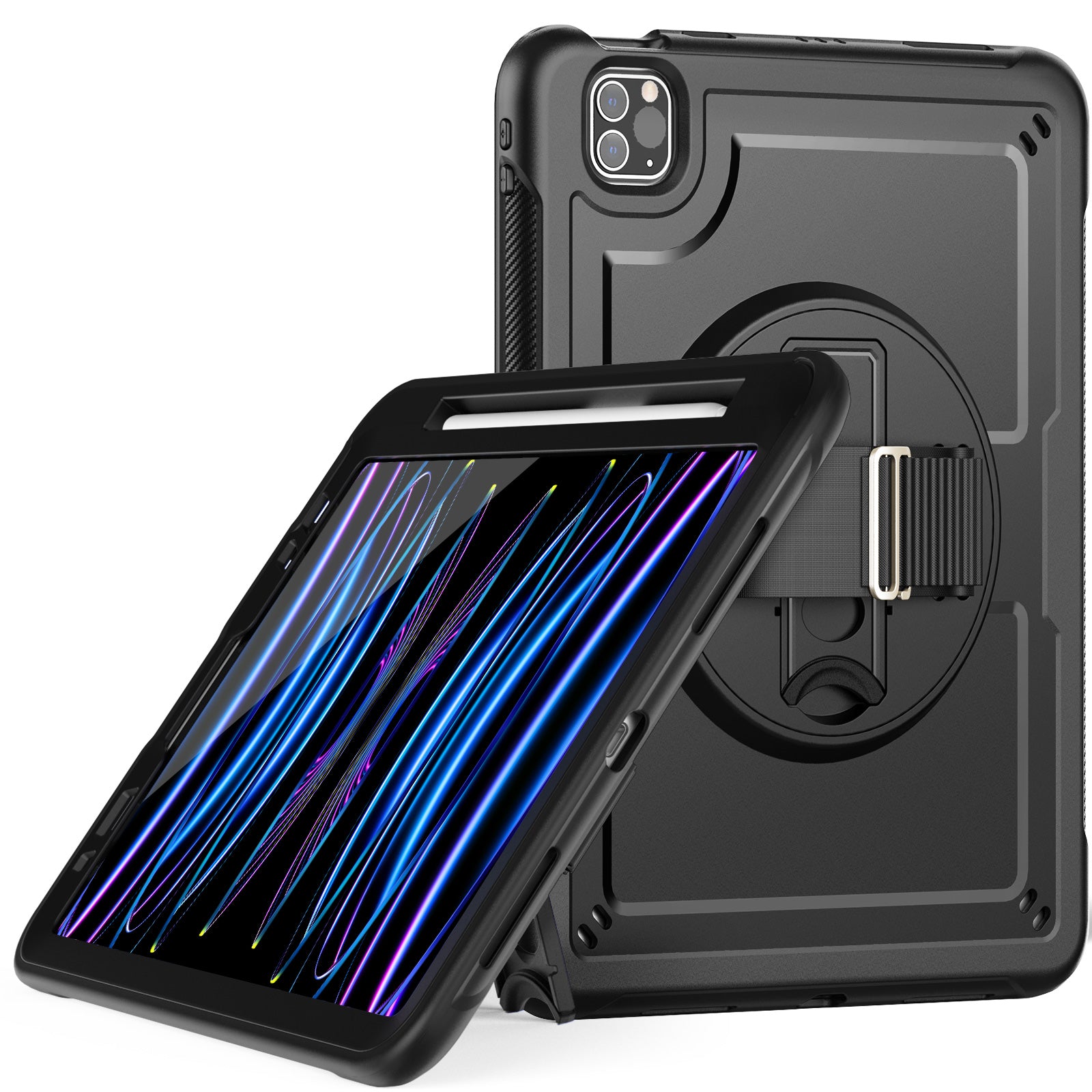 honeycomb-rotating-stand-ipad-pro-11-2018-case-with-hand-strap_13