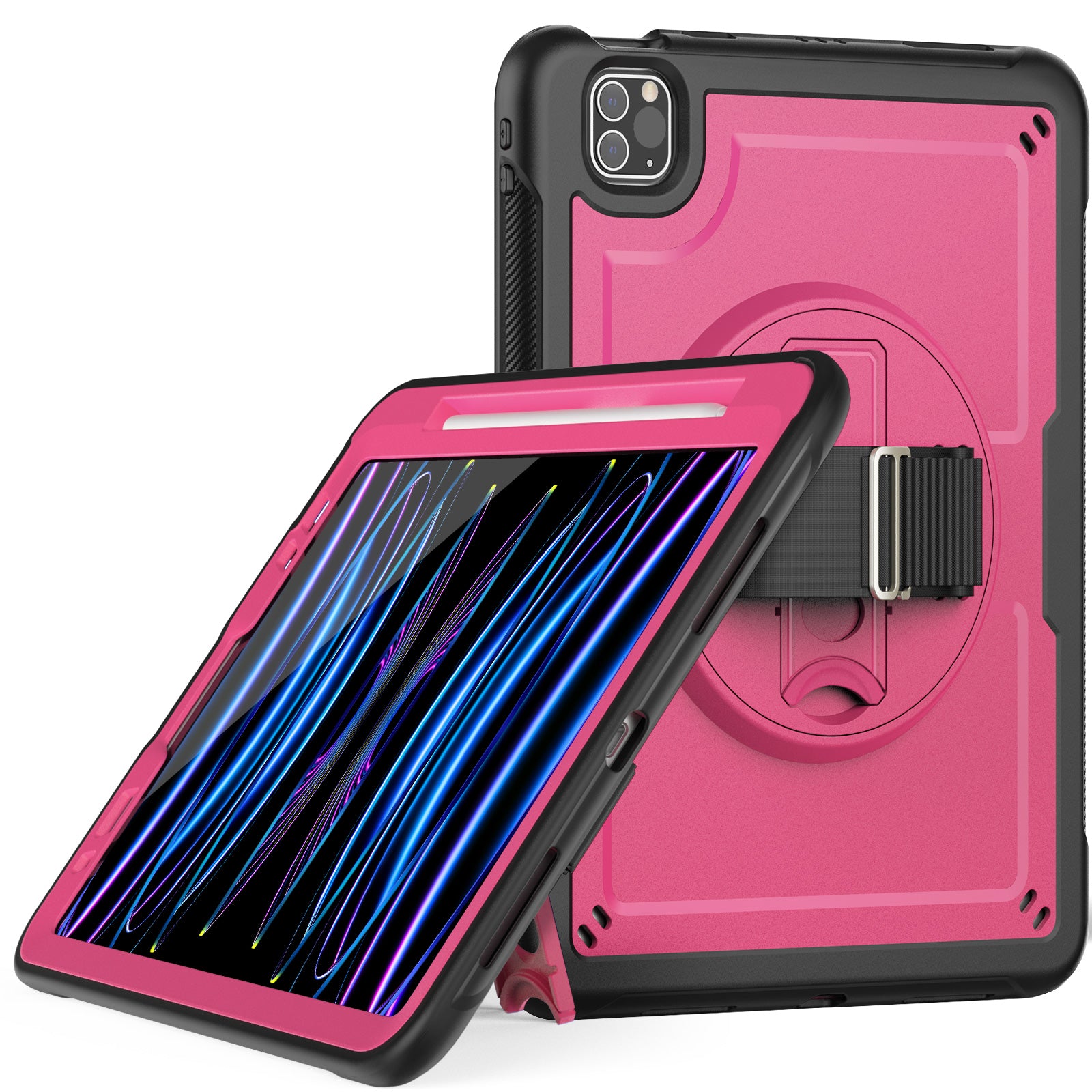 honeycomb-rotating-stand-ipad-pro-11-2018-case-with-hand-strap_14