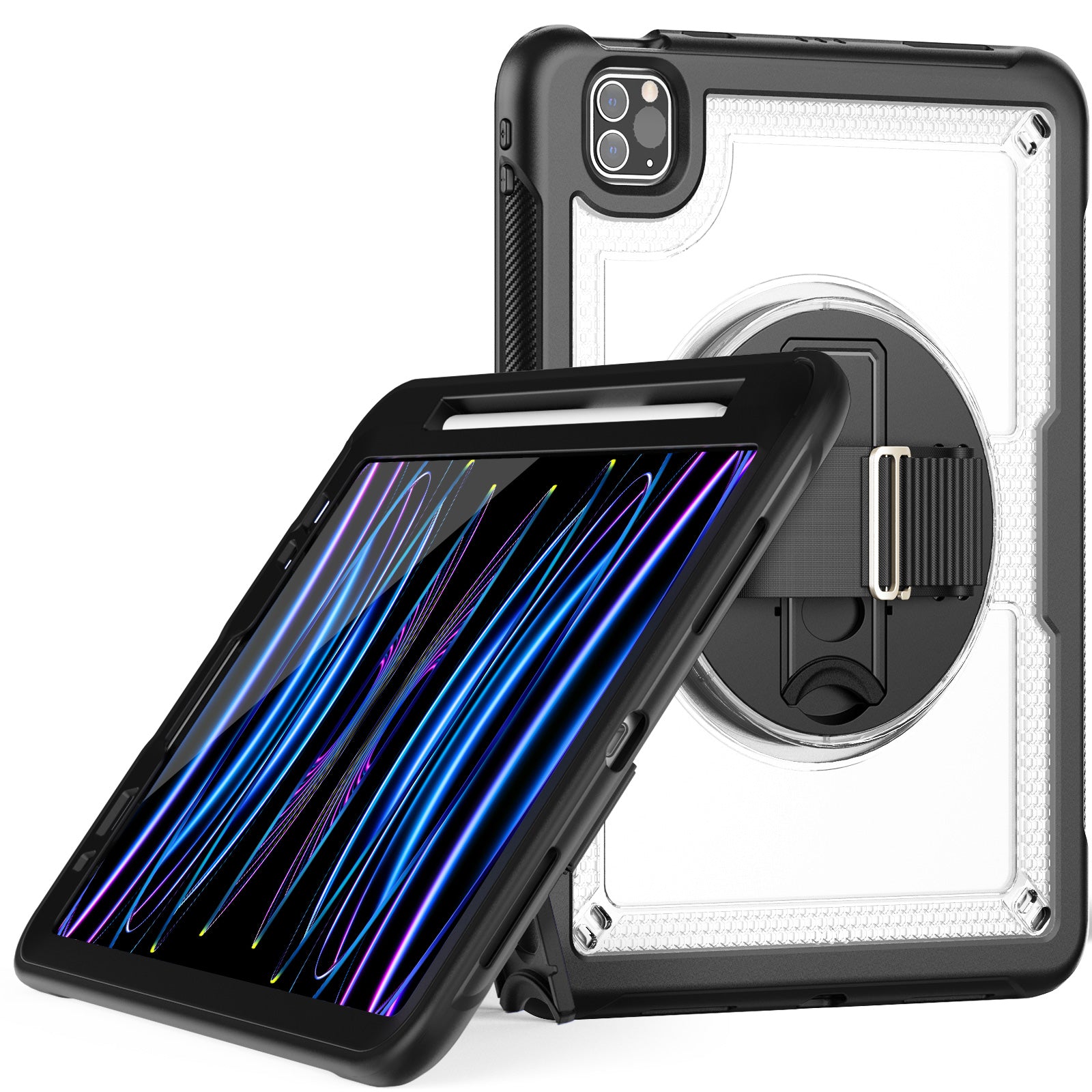 honeycomb-rotating-stand-ipad-pro-11-2018-case-with-hand-strap_17