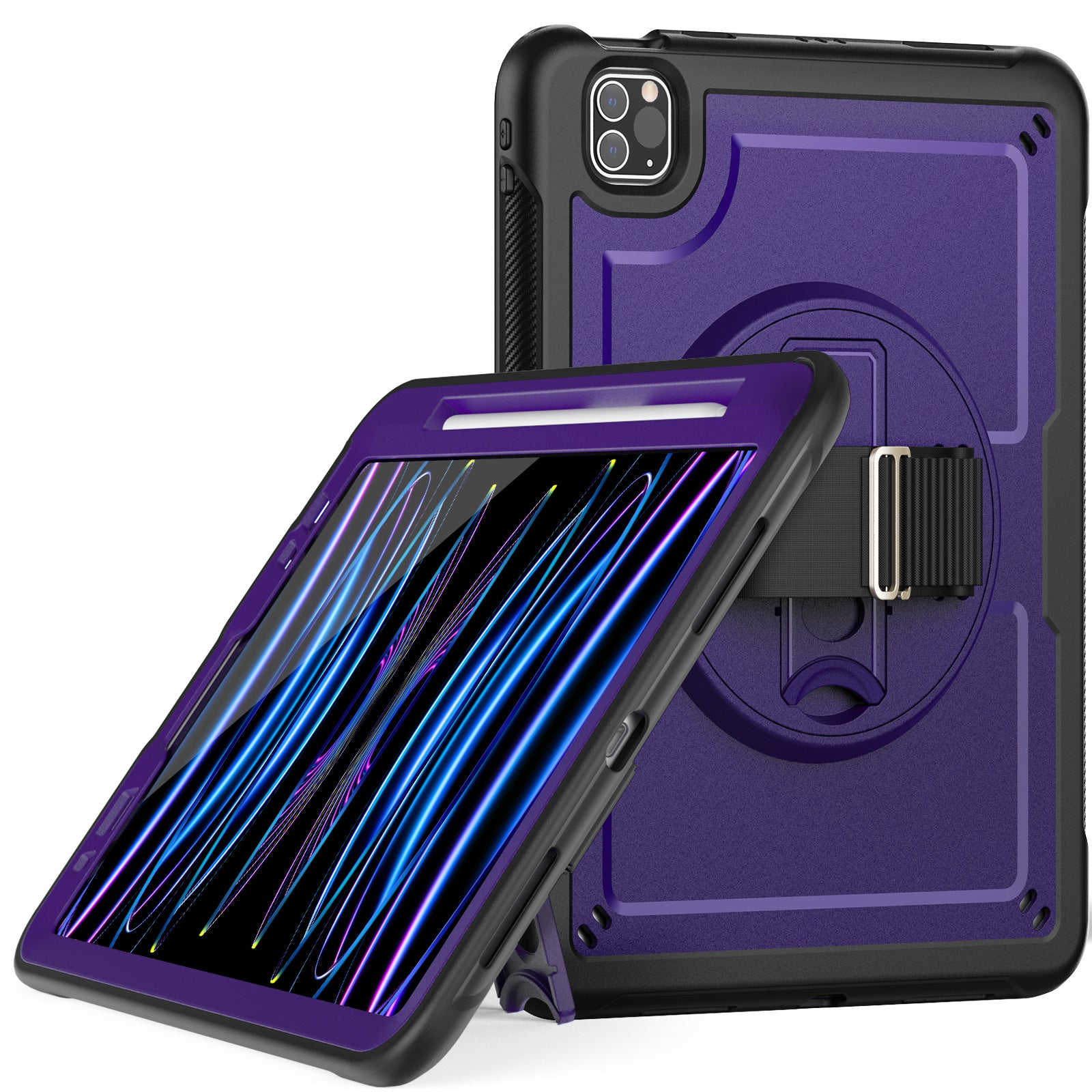 honeycomb-rotating-stand-ipad-pro-11-2018-case-with-hand-strap_18