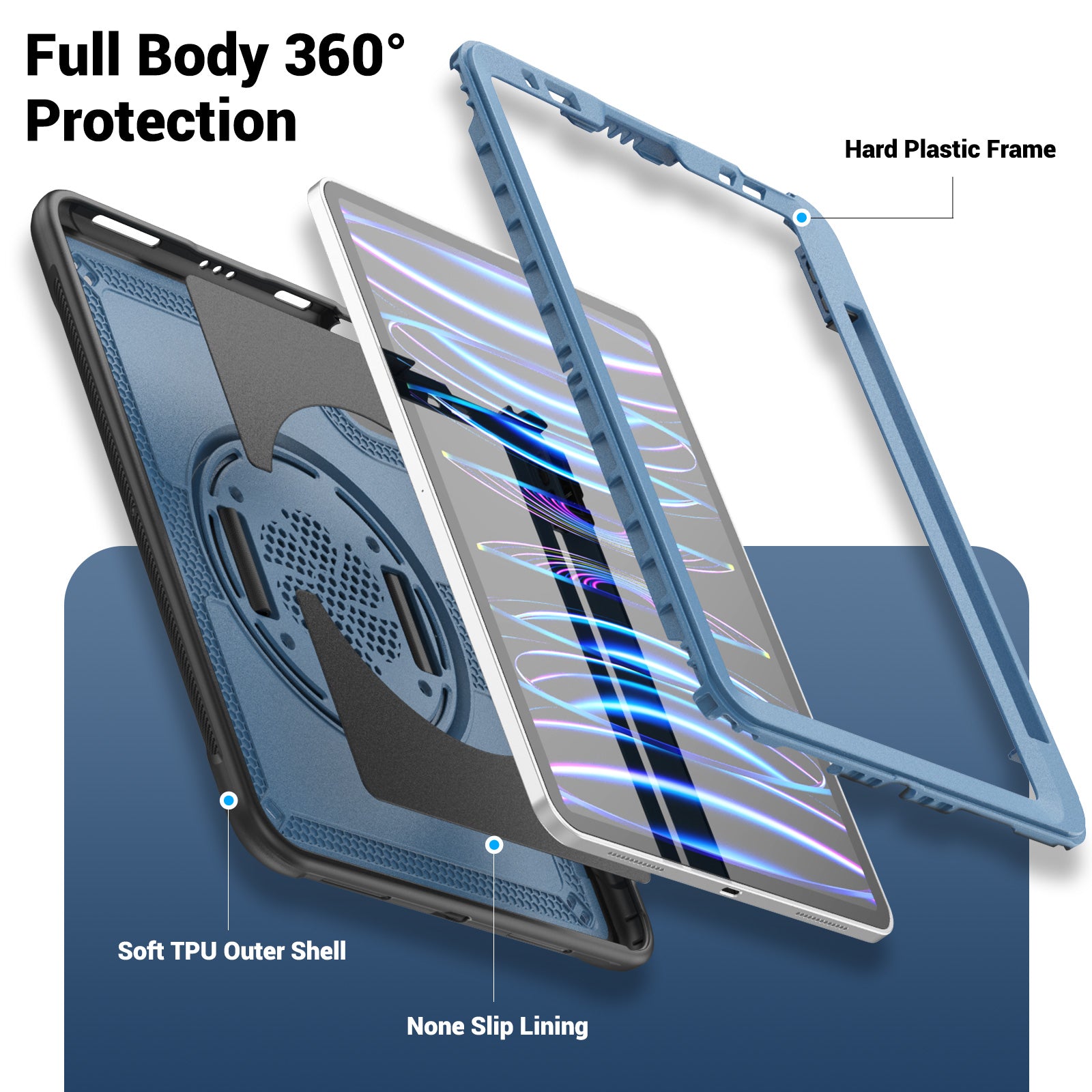 honeycomb-rotating-stand-ipad-pro-11-2018-case-with-hand-strap_3