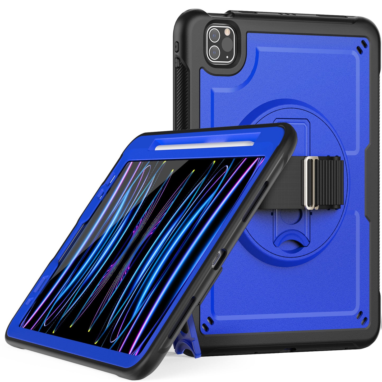honeycomb-rotating-stand-ipad-pro-11-2020-case-with-hand-strap_16