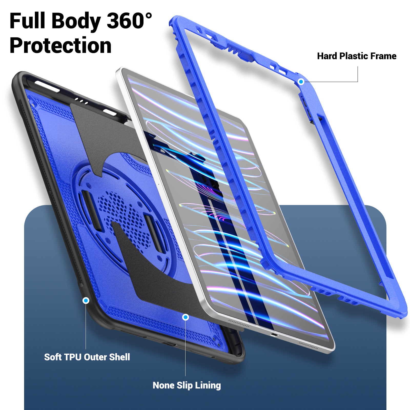 honeycomb-rotating-stand-ipad-pro-11-2020-case-with-hand-strap_3