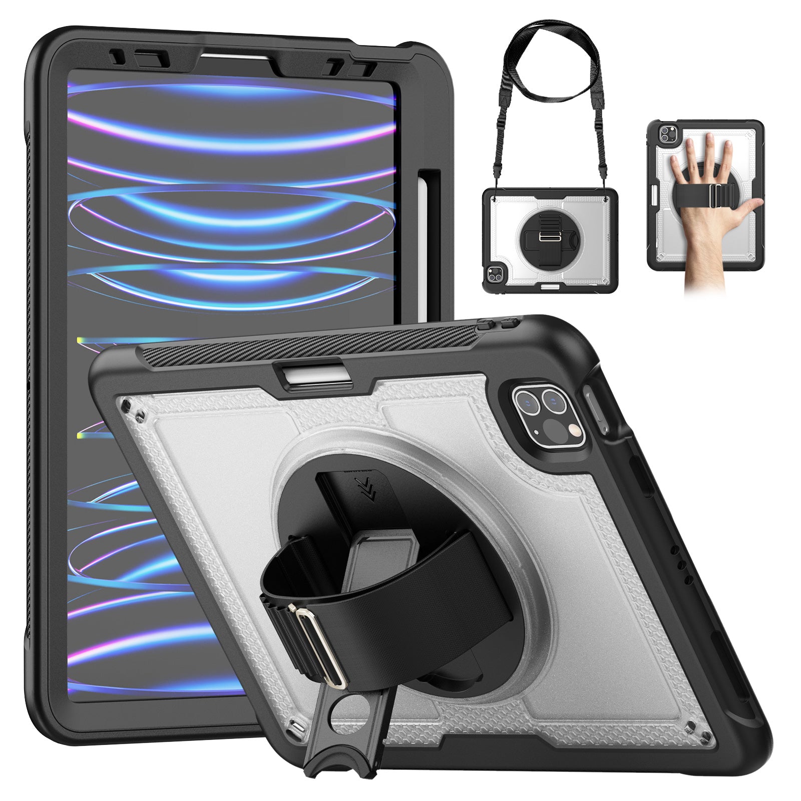 honeycomb-rotating-stand-ipad-pro-11-2022-case-with-hand-strap_2