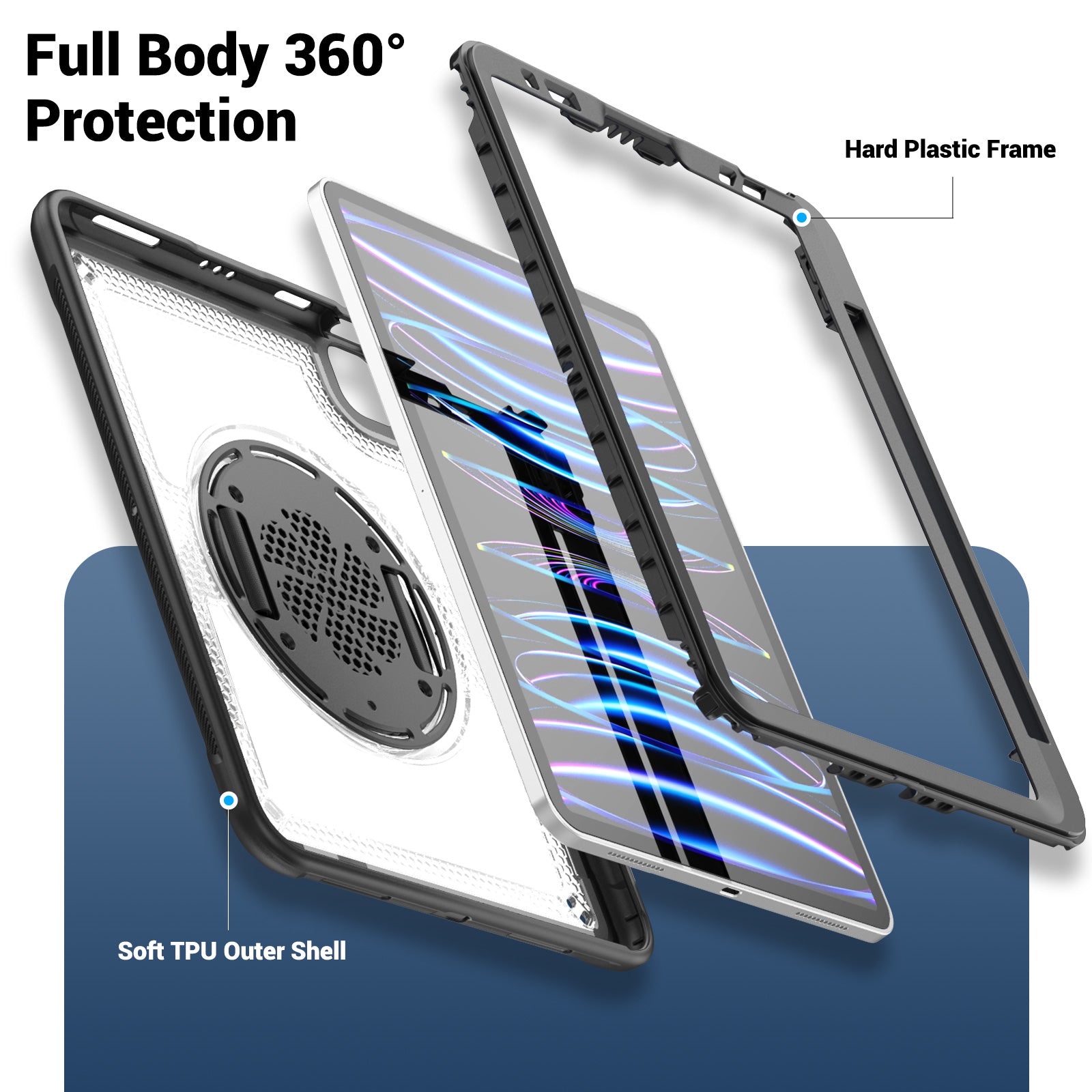 honeycomb-rotating-stand-ipad-pro-11-2022-case-with-hand-strap_3
