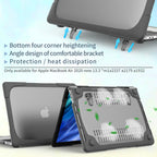 Hybrid Frosted MacBook Air 13" Cover 2014 Dual-Layer Full Protection