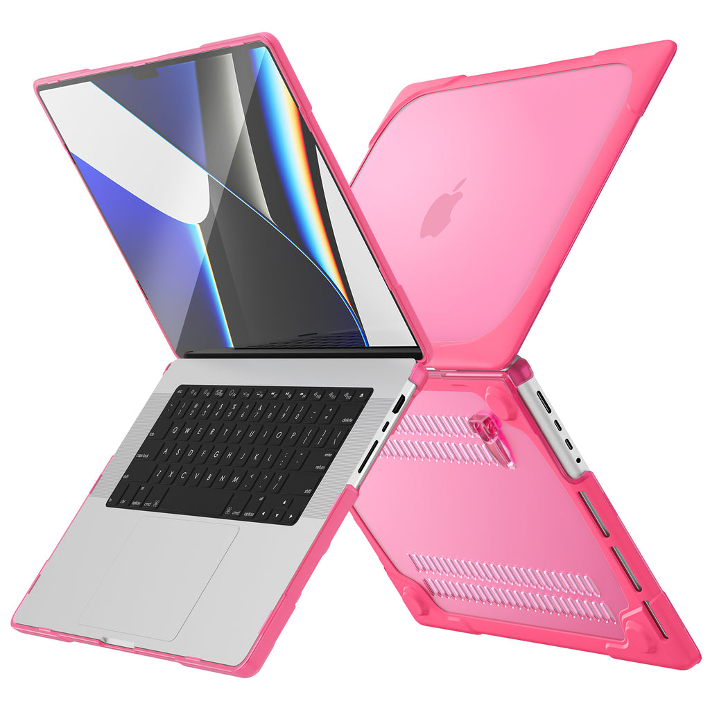 Hybrid Frosted MacBook Pro 14" Cover 2026 Dual-Layer Full Protection