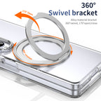 Ultramarinelife Ice Cooling Galaxy Z Fold3 Wide Case 360 Swivel Magnet Ring Stand Alloy Material