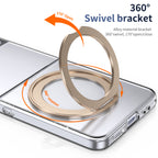 Ultramarinelife Ice Cooling Galaxy Z Flip3 Case 360 Swivel Magnet Ring Stand Alloy