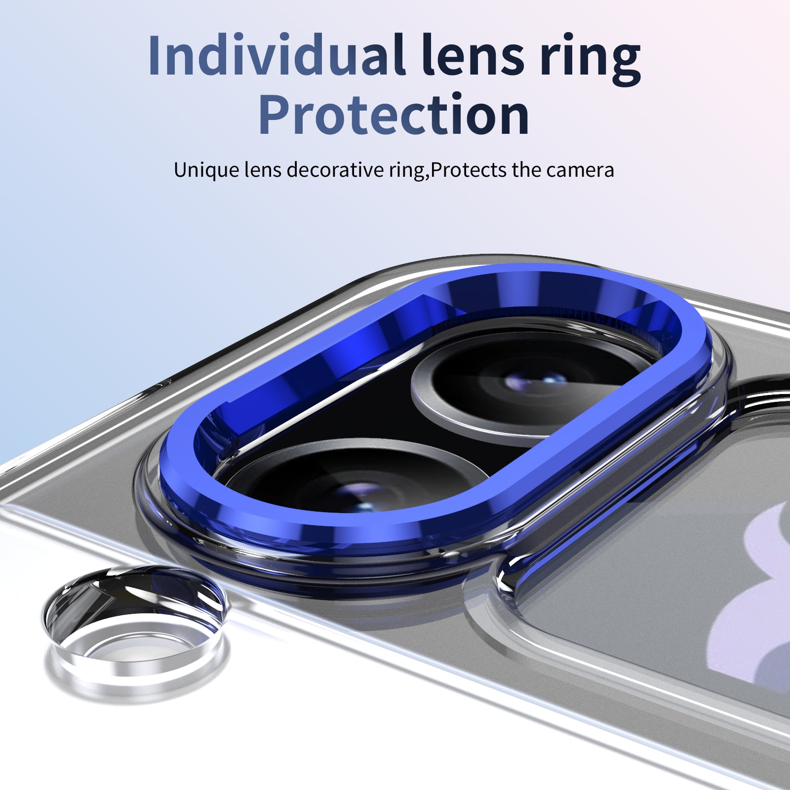 Ultramarinelife Ice Cooling Galaxy Z Flip4 Case 360 Swivel Magnet Ring Stand Lens Protection