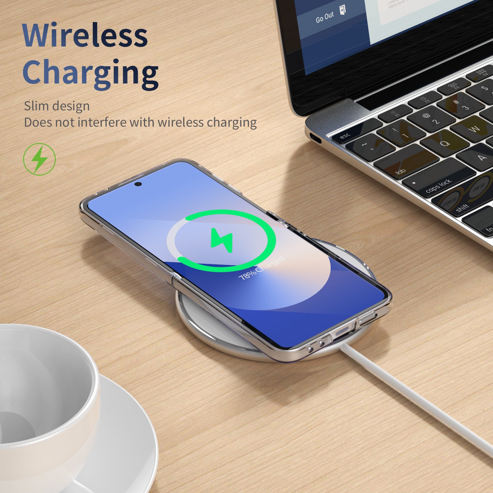 Ultramarinelife Ice Cooling Galaxy Z Flip5 Case 360 Swivel Magnet Ring Stand Wireless Charging