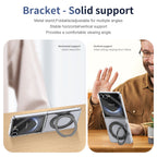 Ultramarinelife Ice Cooling Galaxy Z Flip7 Case 360 Swivel Magnet Ring Stand Horizontal and Vertical 