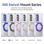 Ultramarinelife Ice Cooling Galaxy Z Fold4 Wide Case 360 Swivel Magnet Ring Stand 7 Colors