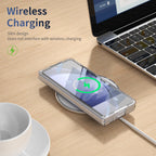 Ultramarinelife Ice Cooling Galaxy Z Fold5 Wide Case 360 Swivel Magnet Ring Stand Wireless Charging