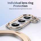 Ultramarinelife Ice Cooling Galaxy Z Fold5 Wide Case 360 Swivel Magnet Ring Stand Lens Ring Protection