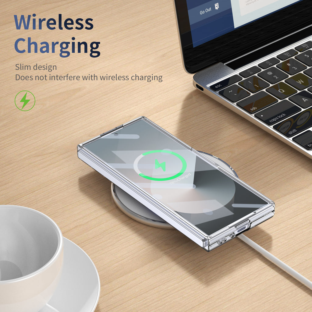 Ultramarinelife Ice Cooling Galaxy Z Fold6 Case 360 Swivel Magnet Ring Stand Wireless Charging