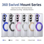 Ultramarinelife Ice Cooling Galaxy Z Fold6 Case 360 Swivel Magnet Ring Stand 7 Colors Available