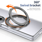 Ultramarinelife Ice Cooling Galaxy Z Fold6 Case 360 Swivel Magnet Ring Stand Alloy Material