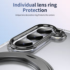 Ultramarinelife Ice Cooling Galaxy Z Fold6 Case 360 Swivel Magnet Ring Stand Lens Ring Protection