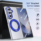 Ultramarinelife Ice Cooling Galaxy Z Fold7 Case 360 Swivel Magnet Ring Stand No Yellowing
