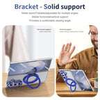 Ultramarinelife Ice Cooling Galaxy Z Fold7 Case 360 Swivel Magnet Ring Stand Solid Horizontal and Vertical