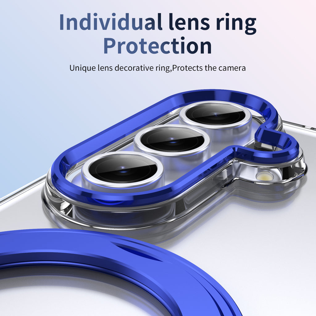 Ultramarinelife Ice Cooling Galaxy Z Fold7 Case 360 Swivel Magnet Ring Stand Lens Ring Protection